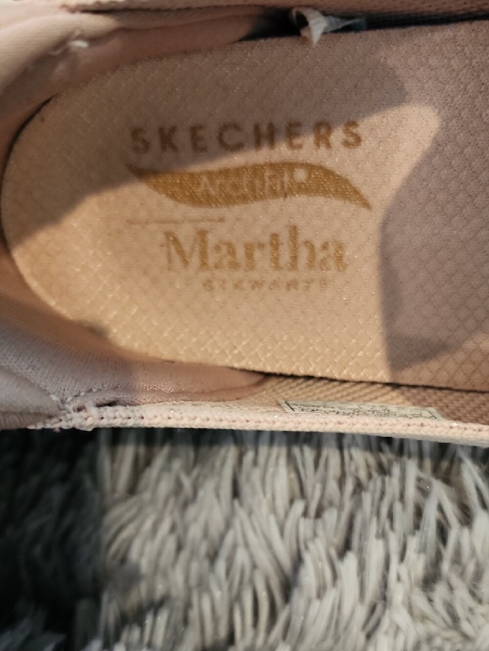 Skechers Slip-On Knit Sneakers with Crystal Details - Blush - Picture 2 of 5